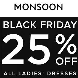 25% off on Monsoon plus extra 20% with code