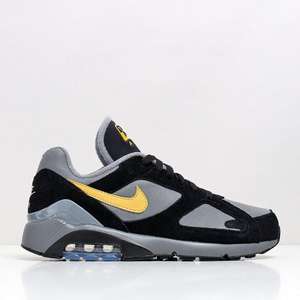 Nike Air Max 180 Shoes – Cool Grey/Wheat Gold/Black 84.99 @ Urban Industry
