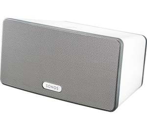 SONOS PLAY:3 Wireless Smart Sound Multi-Room Speaker + 9 Months Deezer - White - £199 C&C Only @ Currys