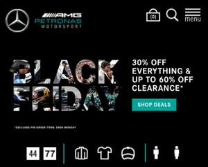 Up to 60% off at Mercedes AMG F1 Store