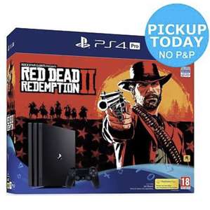 Sony PS4 Pro 1TB Console & Red Dead Redemption 2 Bundle £299.99 @Argos Ebay w/code