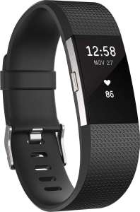 Fitbit Charge 2 Heart Rate and Fitness Wristband at Amazon for £79.99 (Black and Large)
