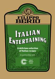Free Fillipo Berio Recipe Booklet Download or Free Hard Copy Delivered For Free!