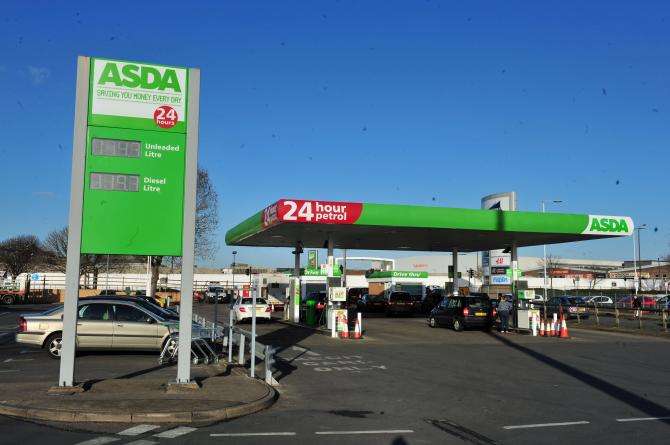 Asda to cut fuel prices from tomorrow unleaded 116.7p ltr // diesel 127.7p ltr