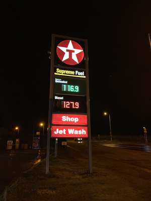 Cheap Texaco Fuel - £1.16.9 (Shropshire)