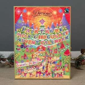 Divine Fairtrade Milk Chocolate Advent Calendar - £4.99 Delivered (Was £11.99) @ Bunches.co.uk