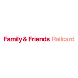 20% Off Friends & Family Railcard with code - £24 for one day only