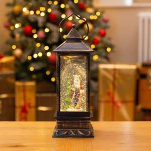 Christow Novelty Water Filled LED Santa Lantern @ Thisisitstores £9.99 (plus £2.99 p&p)