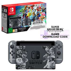 Nintendo Switch Grey Super Smash Bros. Ultimate Edition Bundle @ Amazon Price Match £299.99