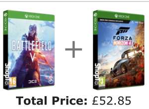 Battlefield 5 + Forza Horizon 4 £52.85 (Xbox one) @ShopTo [works out £26.43 each when you buy the 2 games]