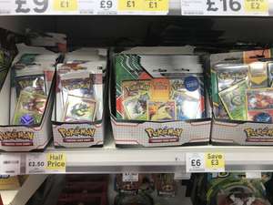 Pokemon sun and moon blister pack - booster, holofoil and coin @ Tesco £2.50 or 2 boosters 3 Holofoils and a coin for £6 - Also Online