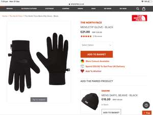 The North Face Men’s/Women’s E-tip Gloves £24.70 @ Simply Hike