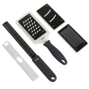 4 Pieces VonShef Grater & Zester Set was £14.99 now £4.99 delivered with 2 years warranty @ Domu UK