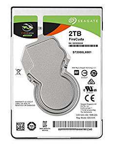 Seagate ST2000LX001 2 TB FireCuda 2.5 Inch Internal SSHD Hard Drive for PC and PS4 - £68.50 @ Amazon / Dispatched and sold by Storage Kings.