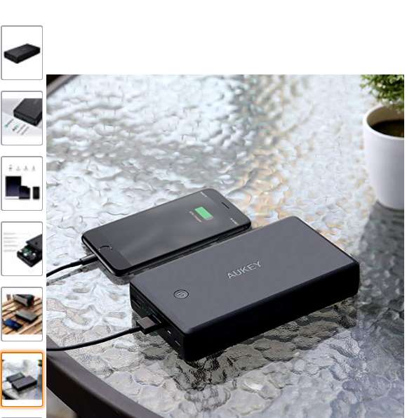 AUKEY Quick Charge 3.0 Portable Charger 26500mAh £32.39 Sold by FD europe and Fulfilled by Amazon