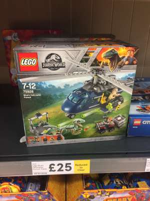 Lego 75928 Jurassic World Blue's Helicopter Pursuit - £25 instore @ Tesco