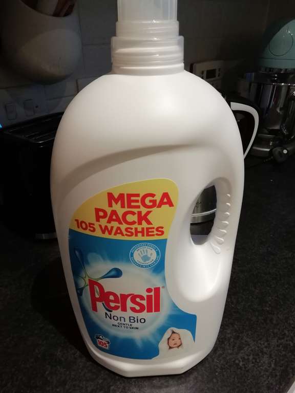 105 wash Persil Non Bio liquid for £9.79 Home Bargains
