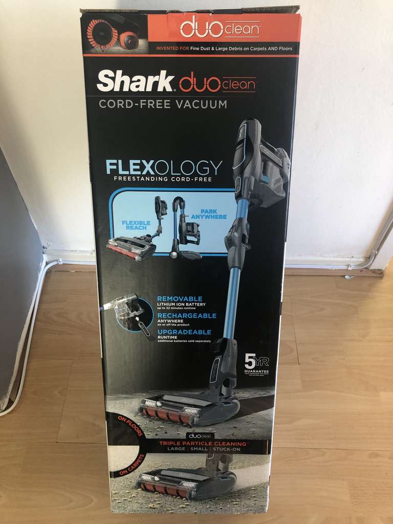 Tesco: Shark Duo Clean cord-free vacuum £199 instore