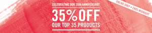 35% off of 35 of Cass Art's "top products" until midnight 10 Jan 2019