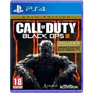Call of Duty Black OPS 3 Gold Edition PS4 £13.99 delivered @ MyMemory