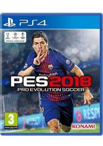 Pro Evolution Soccer (PES) 2018 Standard Edition on PlayStation 4 for £4.99 Delivered @ Simplygames