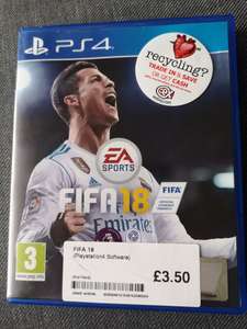 FIFA 18 PS4 £3.50 @ CEX Newtownabbey