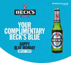 Free Beck's Blue Alcohol Free Beer in partnership with Mitchell and Butlers