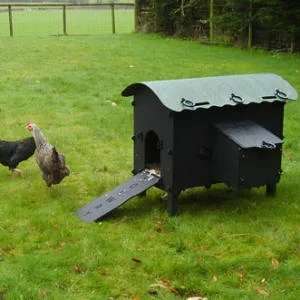 Tough Plastic recycled hen houses from £210 delivered @ solway recycling