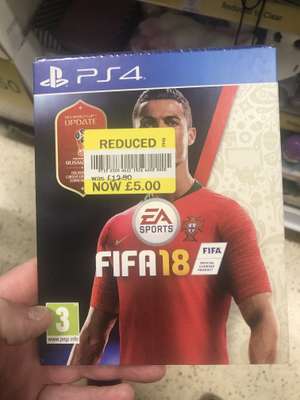 FIFA 18 PS4 £5 at Tesco instore