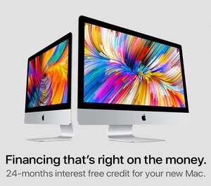 24 months interest free on apple computers @ Western Computers