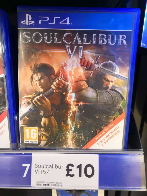 Soul Calibur VI PS4 and Xbox One - £10 at Tesco instore