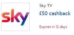 FREE £100 / £50 - Halifax / Santander / Lloyds Cashback - Existing Sky Customers