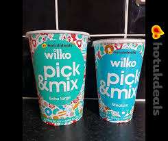 Wilko Pick & Mix £1 off cups - Regular Cup £1, Medium Cup £2, Extra Large Cup £3 until 25th February