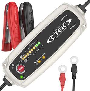 CTEK MXS 5.0 Fully Automatic Battery Charger - Charges, Maintains Reconditions Car Motorcycle Batteries 12V, 5 Amp - UK Plug £58.59 @ Amazon