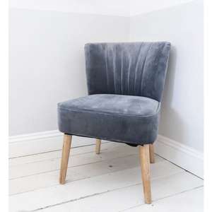 VELVET OYSTER CHAIR - SUE RYDER CHARITY £71.99 Delivered with code