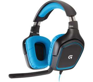 LOGITECH G430 7.1 Gaming Headset - Black & Blue, £27.99 with code at Currys