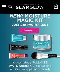 GLAMGLOW Magic Moisture Kit Just £49 Worth (£66) Delivered @ Glamglow