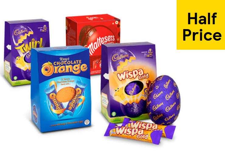 NOW LIVE! Tesco All Large Easter Eggs - £2 From 20th March to 26th March