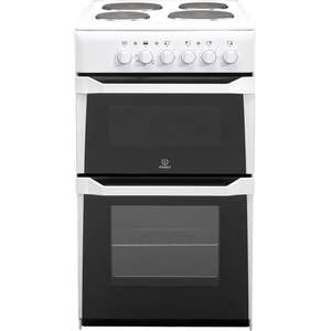 Indesit IT50EWS 50cm Twin Cavity Electric Cooker in White £179 @ Co-op Electrical