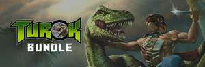 TUROK Dinosaur Hunter bundle 25% discount. Remastered Nintendo 64 games. N64