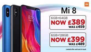 Mi Store London Deals including Mi 8 £399, Poco £289, Redmi Note 6 Pro £169, Redmi 6 £129