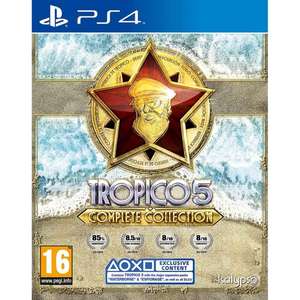 Tropico 5 Complete Collection ( + Two full expansions add-on packs Espionage and Waterborne & 10 DLC packs) - PS4 £14.99 @ 365 Games