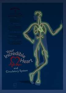 Free Glow in the Dark Poster from the British Heart Foundation