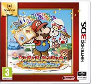 Nintendo Selects - Paper Mario Sticker Star (Nintendo 3DS) - £13.99 (Prime) £16.98 (Non Prime) @ Amazon