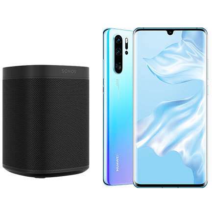 Huawei P30 £36 a month (24 months) 30GB data/unlimited calls.with EE Free Sonos 1 & 6 months BT Sport & Apple music £864 @ Buy Mobiles