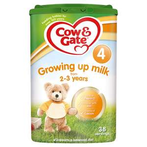 Cow and Gate 2,3 and 4 milk powder 2 for £13.50 @ Tesco