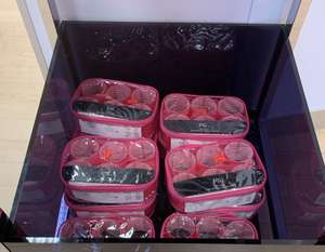 6 pack pink hair rollers 50p (was £2) @ Primark