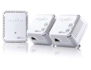 devolo dLAN 500 Wi-Fi Powerline Network Kit x 3, was £124.99 now £49.99 @ Amazon
