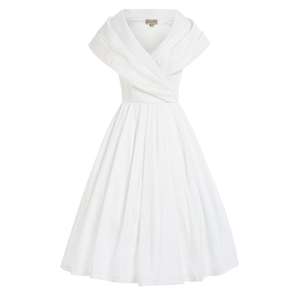 'Amber' Vintage 1940s Ivory Occasion Dress (was £44) Now £18.00 + Vintage Style Wedding & Bridesmaid Dress Ideas at Lindy Bop