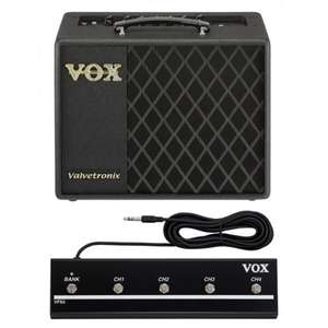 Vox VT20X Electric Guitar Amplifier Plus VFS-5 Foot Controller £149 delivered from RichTone Music